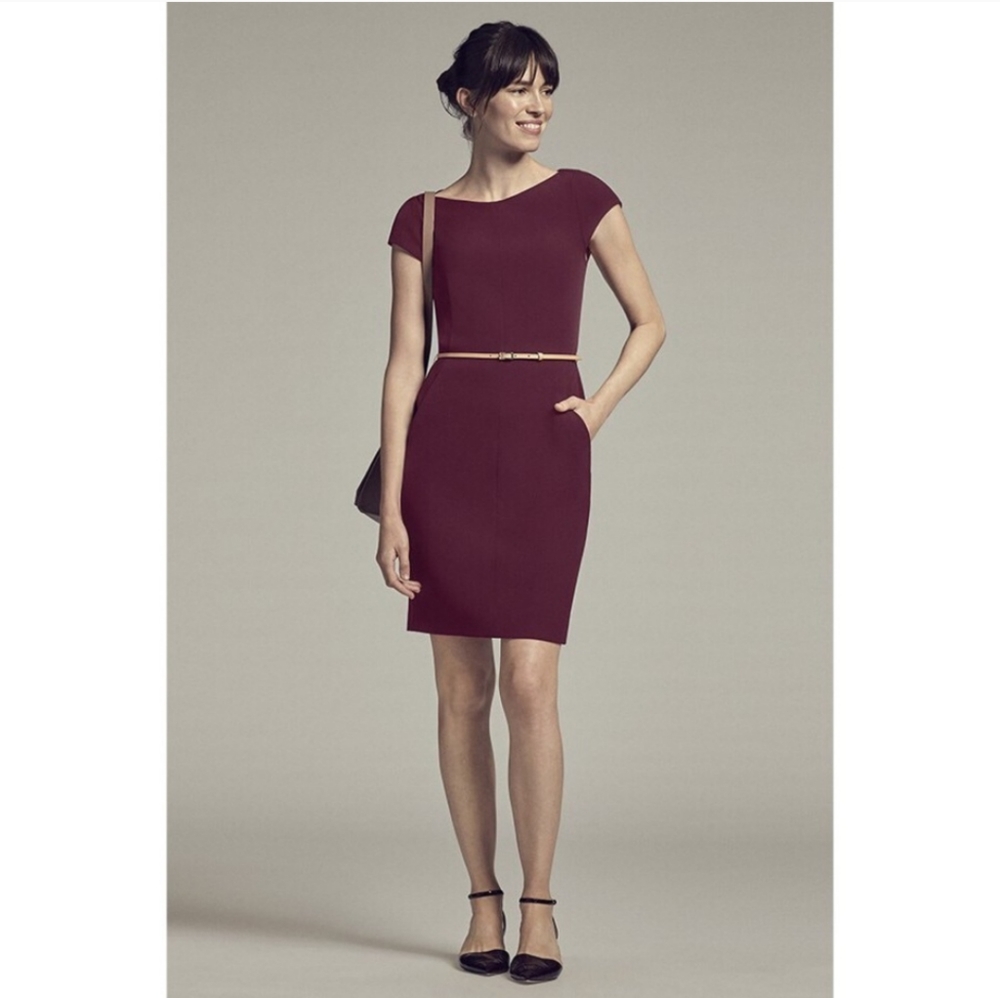 MM Lafleur Nisa Dress in Burgundy